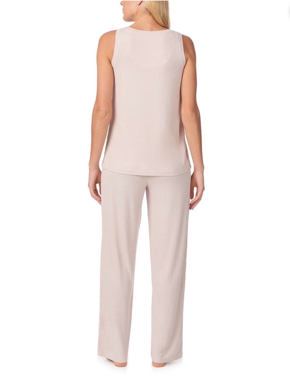 Cuddl Duds Cream 3-Piece Pajama Set - Picture 3 of 10